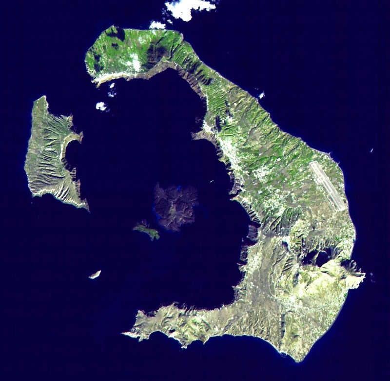 santorini-from-space