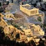 Aerial View of Acropolis of Athens