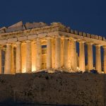 The Parthenon at Dusk