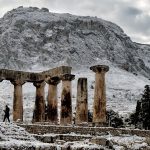 Temple of Apollo snow